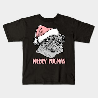 Merry Pugmas Kids T-Shirt